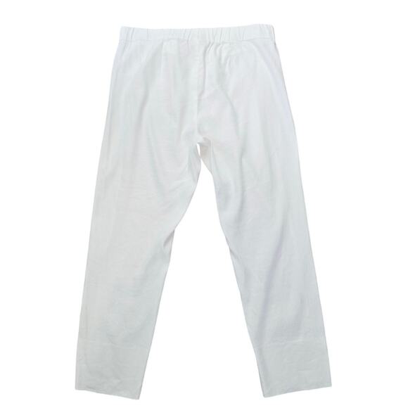J Jill Linen Stretch White Business Casual Summer Comfortable Pants Women's S - Picture 2 of 4